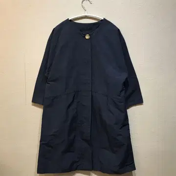 AMERICAN RAG CIE 노카라 코트 네이비 스프링 코트