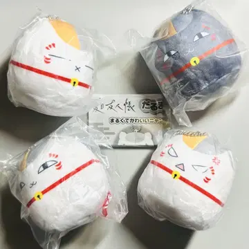 총 4종 컴프세트 나츠메 우인장 달마 봉제 인형 가챠