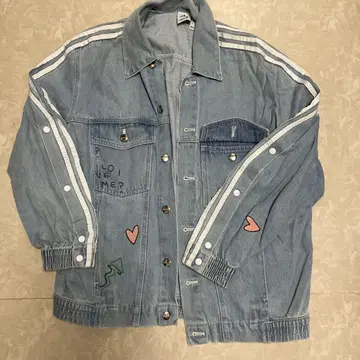 adidas x 피오루치 데님 자켓 라이트 블루 M