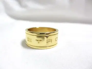 ETRO 에트로 스카프링 로고 서클 골드