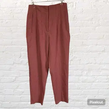 10505 ZARA 자라 테이퍼드 팬츠 캐주얼 핑크 계열 S 캐주얼