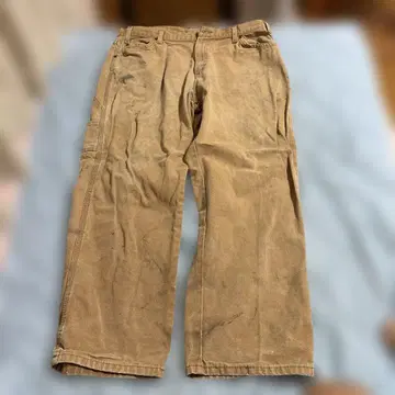 Dickies 베이지 와이드 팬츠