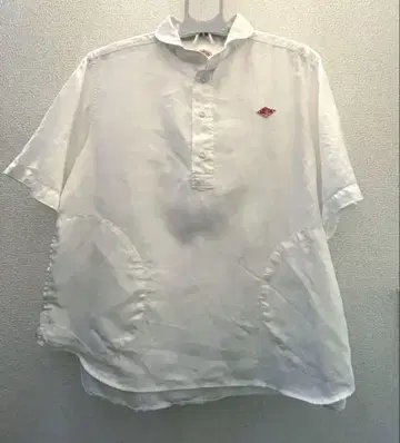 단톤 여성용 린넨 반팔 셔츠 size 38 화이트