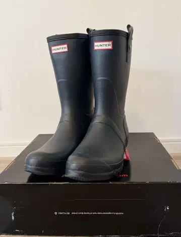 HUNTER 네이비 장화 US10 28.0cm
