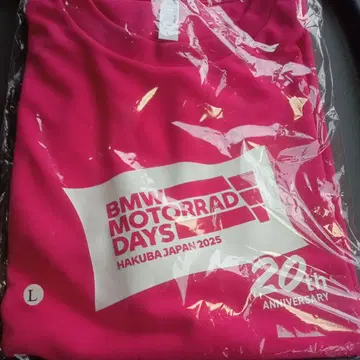 BMW Motorrad Days 2025 T셔츠 L사이즈 핑크