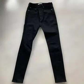 MOUSSY 스키니 데님 블랙