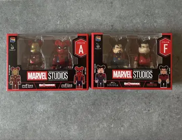 MARVEL 베어브릭 페어 박스 A F 세트