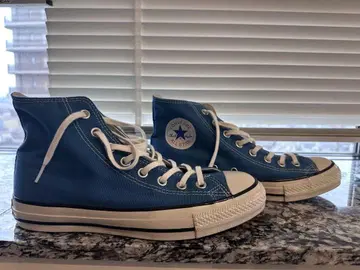 CONVERSE ALL STAR 블루 하이컷 스니커즈