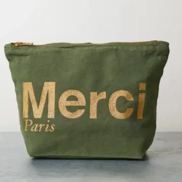 Merci Paris 파우치 카키