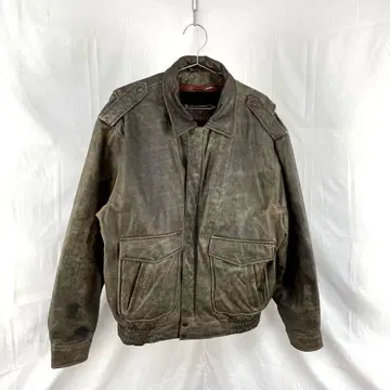 90s used 3way leather flightjacket liner