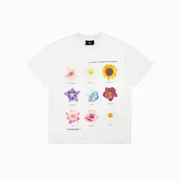 liju gallery 꽃무늬 티셔츠