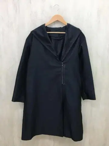 comme ca 코무사 빅 실루엣 라이트 코트 블랙