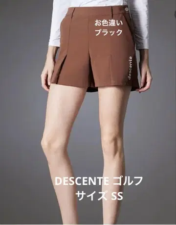 descente 골프 여성용 숏팬츠 black 블랙 SS 사이즈