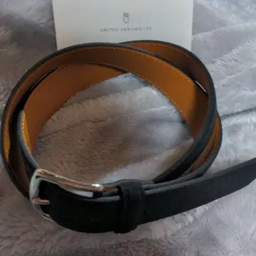 UNITED ARROWS 가죽 벨트 블랙/보통 사이즈