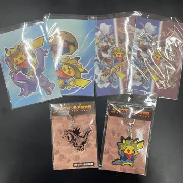 포켓몬 화석 박물관 키링 & 엽서 세트