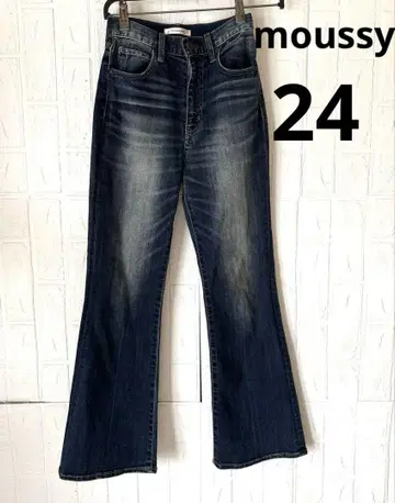 MOUSSY FLARE JEANS 하이웨스트 플레어 실루엣 24