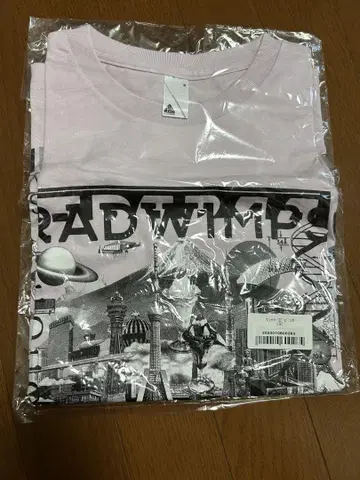 RADWIMPS 그래픽 프린트 T셔츠 핑크