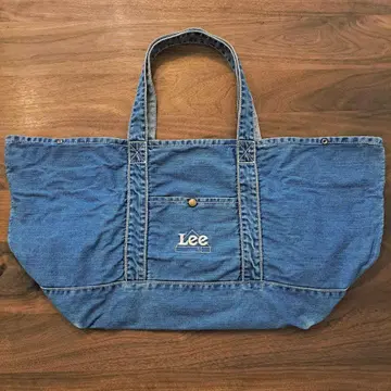 새상품 미사용품 Lee 토트백 빅사이즈 대형 데님