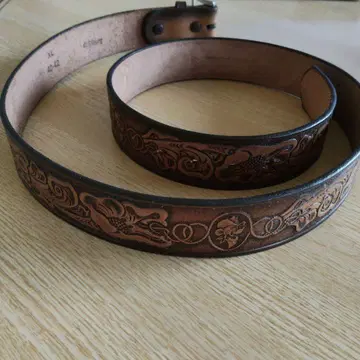 Disney 엠보싱 가공 벨트 XL 사이즈