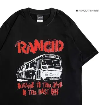 RANCID 란시드 L 사이즈 반팔 티셔츠 락 밴드T