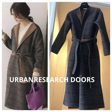 URBANRESEARCH DOORS 울 2WAY 리버서블 코트