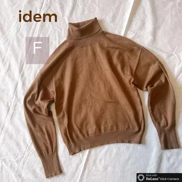 idem 터틀넥 니트 이데무