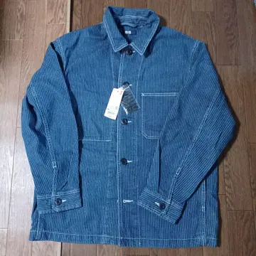 UNIQLO 데님 워크 자켓 66 Blue M