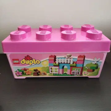 LEGO Duplo 듀플로 블록 세트 핑크 박스