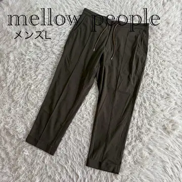 mellow people 메로우피플 크롭 스트레치 팬츠