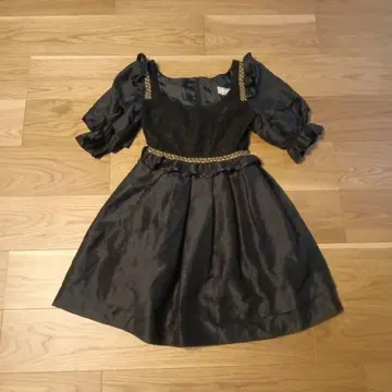 지저스 디아망테 로코코 인형 원피스 블랙