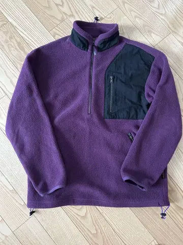하프 지퍼 플리스 자켓 보라색 FREAK'S STORE