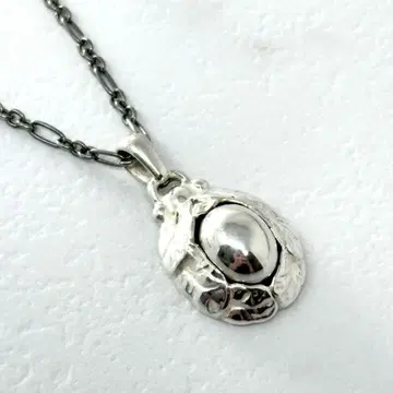 GEORG JENSEN 1997 이어 펜던트 실버 목걸이