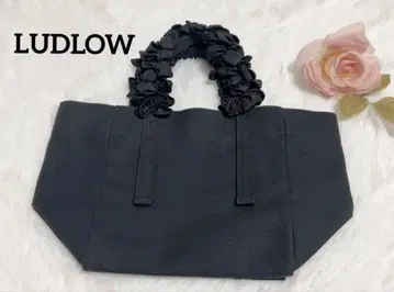 거의 미사용 LUDLOW 토트백 블랙 그레이프 핸들 인기