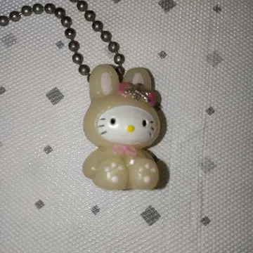 헬로키티 눈 토끼 키링
