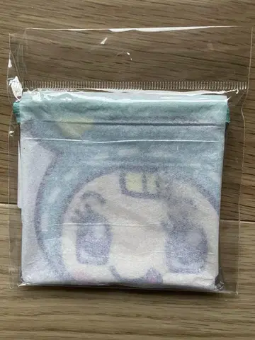 나루미야 캐릭터즈 클리어 플랫 파우치 블루 베리에짱 해피 파크