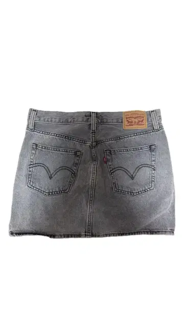 Levi's 그레이 데님 스커트