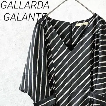 GALLARDA GALANTE 무릎 기장 원피스 V넥 포켓 부착