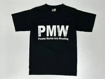 King Fashion PMW 사인 포함 반팔 티셔츠 블랙 M 사이즈