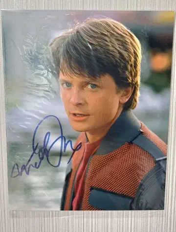 마이클 J. 폭스 친필 사인 Michael J. Fox 친필 사인