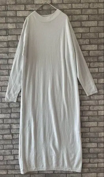 GALERIE VIE 라이트 웜 울 벨티드 니트 원피스