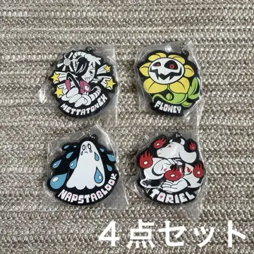 UNDERTALE 언더테일 캡슐 러버 마스코트 4개 세트