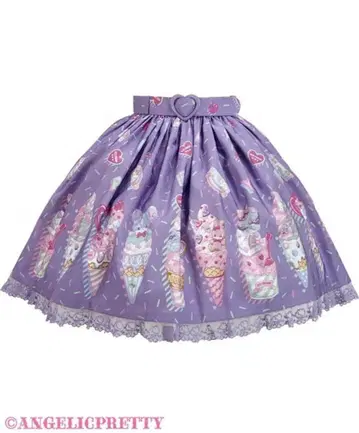 Angelic Pretty 데코레이션 아이스크림 스커트