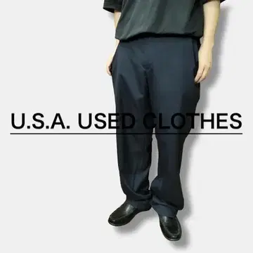 상태 좋음 USA 구제 의류 아름다운 실루엣 노턱 트라우저 SL1-738