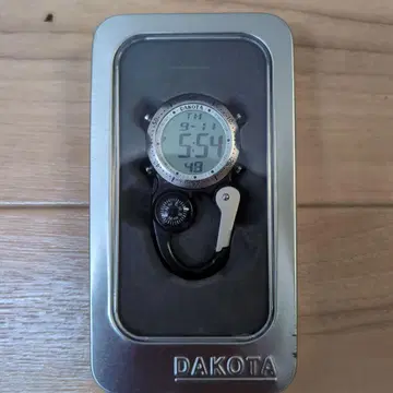 DAKOTA 디지털 회중시계 실버/블랙