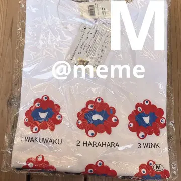 [ M ] 만박 미야쿠미야쿠 페이스 티셔츠 화이트 화이트