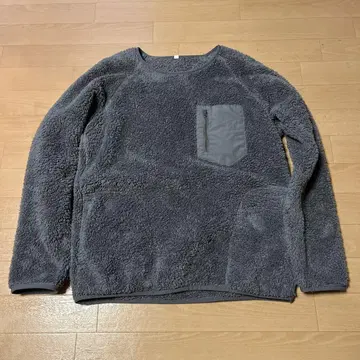 그레이 플리스 자켓 긴팔