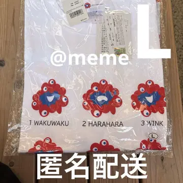 [ L ] 만박 미야쿠미야쿠 페이스 T셔츠 화이트
