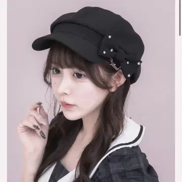 pium 비쥬 리본 헌팅 캡