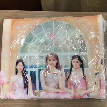 미사용 Niziu 한정판 프린트 타월
