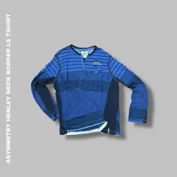 ASYMMETRY HENLEY NECK LS TSHIRT 3002T